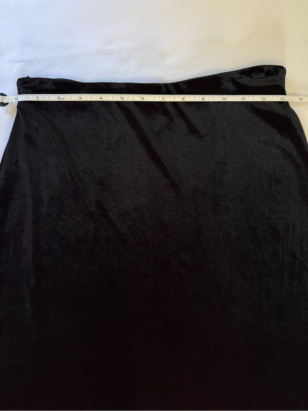 Classic Black Velvet Skirt Laundry by Shelli Segal Sony Pictures Wardrobe - Picture 8 of 14